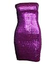 S/M Purple Sequin Boobtube Dress