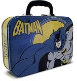 Batman - Merchandise - Tin Lunch Box / Tin Tote (Vintage Design) (Size: 7 x 6 x 3.25)