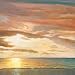Quiet Horizon II - Artist: Werner - Art Print on Canvas - Image Size: 27.50 by 27.50 inches Art Print on Canvas