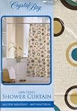 Roundabout with Circles Vinyl Shower Curtain