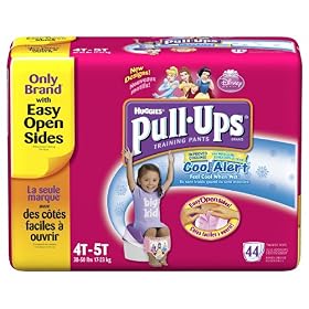 Huggies Pull-Ups� Training Pants with Cool Alert, Girls, 4T-5T, 44 Count: Health &amp; Personal Care