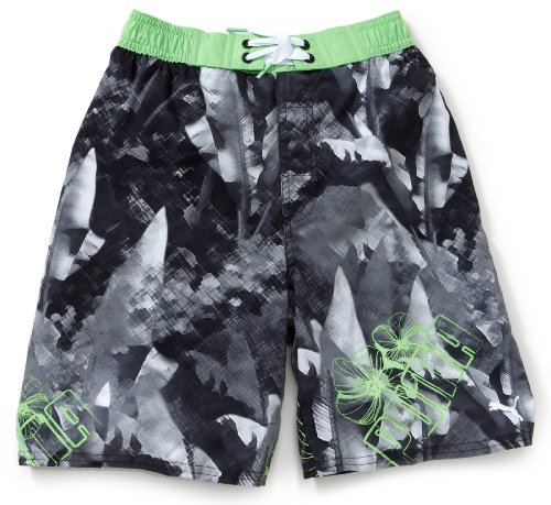 PUMA Jungen Long Board Shorts Jamaica Jam, summer green, 176, 819443 01 Preisvergleich