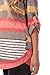 Flamingo Urban Women's Striped 3/4 Sleeve Top Blouse