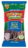 Guiltless Gourmet Organic Baked Tortilla Chips, Blue Corn, 7-Ounce Bags (Pack of 12)