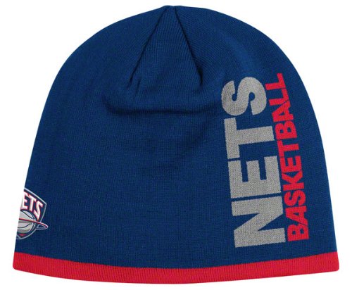 New Jersey Nets adidas 2010-2011 Offical Team Uncuffed Knit Hat