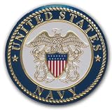 Pioneer Military Metal Medallion, Navy