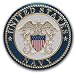 Pioneer U.S. Navy 3-D Embossed Metal Medallion