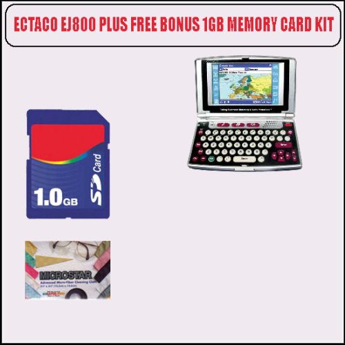 ECTACO Partner EJ800 - English <-> Japanese Talking Electronic Dictionary and Audio PhraseBook +Plus+ 1GB Accessory Kit