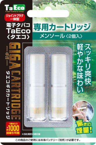 電子タバコ TaEco(タエコ)GIGA ギガカートリッジ メンソール 2個入