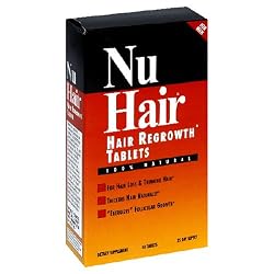 NuHair Hair Regrowth Tablets, for Men, 50-Count Box