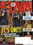 Slam June 2011 LeBron James & Dwyane Wade/Miami Heat on Cover, The Playoff Issue, Carmelo Anthony/New York Knicks, Ray Allen/Boston Celtics, Derrick Rose/Chicago Bulls, Los Angeles Lakers, The Curious Case of Vin Baker