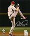 Cole Hamels Autographed/Hand Signed 8x10 Photo Philadelphia Phillies with Inscription: ''08 Ws Mvp'