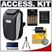 Canon PowerShot PSC-100 Deluxe Soft Compact Case with AA Batteries & Charger + Cameta Bonus Accessory Kit for Canon PowerShot SX100 IS, A720 IS, A710 IS, A650 IS, A640, A630, A620, A590 IS, A580, A570 IS, A560, A550