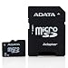 (2 Pack Combo) Original OEM A-Data 8GB MicroSD card Plus SD Adaptor With Lifetime Manufacturer Warranty + Free Keychain MicroSD Card Reader ( Colors May Vary) For LG UN270 / LGVN270/ LG Cosmos Touch / LG Beacon / LG Attune Plus Live My Life Wristband