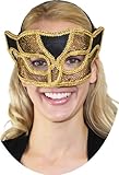 IMAGE OF Gold Net Venetian Eye Mask