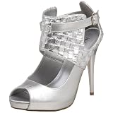 Michael Antonio Women's Kalida Platform,Silver,10 M US