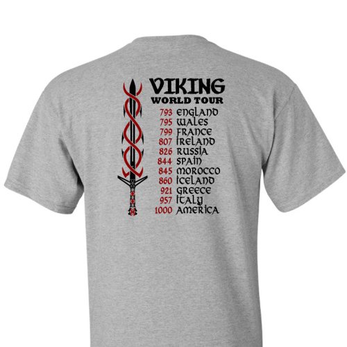 Viking World Tour T-Shirt - Grey