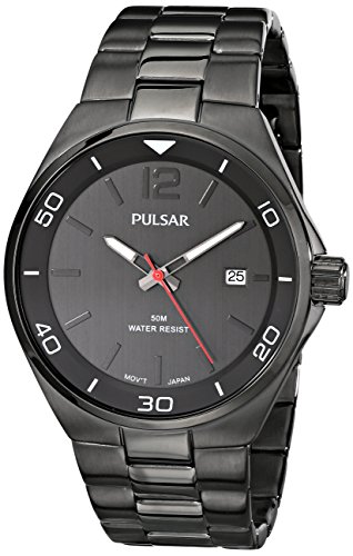 Pulsar Men's PS9327 Analog Display Japanese Quartz Grey Watch
