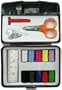36 Pcs Sewing Kit in a box, Threaded Spools, Needles, Safety Pins, Buttons, Scissors and Snap