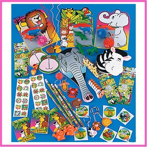 50 pc. Zoo Jungle Animal Novelty Assortment