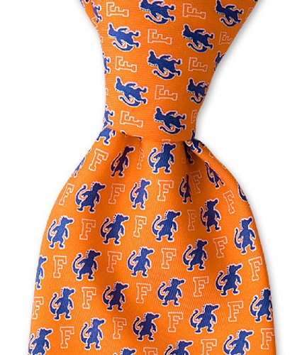 Florida Albert Neck Tie, Orange