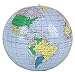 Rhode Island Novelty Inflatable Globe Replica 16-inch | Pack of 24 |