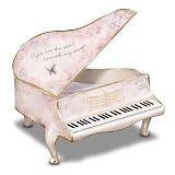 Lena Liu The Wind Beneath My Wings Piano Shaped Collectible Music Box by The Bradford Exchange