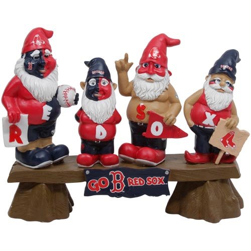 MLB Boston Red Sox Gnome Fan Bench