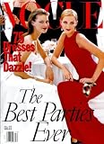 Vogue Magazine - December 1997 - Models Shalom Harlow and Badgley Mischka Cover!