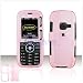 PCMICROSTORE Brand LG Rumor Scoop Translucent Pink Snap-On Case Cover with Removable Swivel Belt Clip