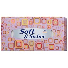Soft & Sicher Taschent�cher-Box verschiedene unsortierte Designs, 2er Pack (2 x 100 St�ck)