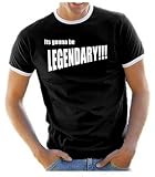 Coole-Fun-T-Shirts Herren Its gonna be LEGENDARY - How i met your mother - RINGER schwarz, M
