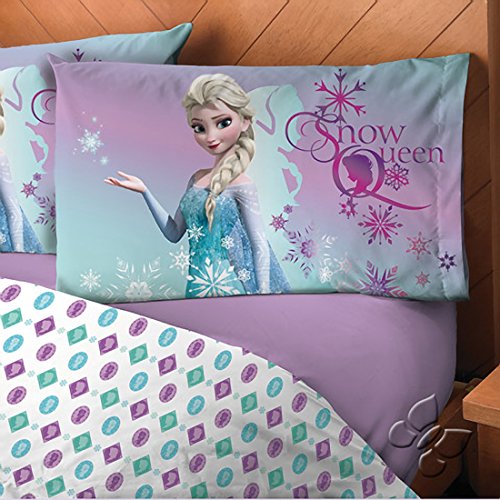 Sheet Set Disney Princess The Snow Queen Elsa 4 Piece Queen