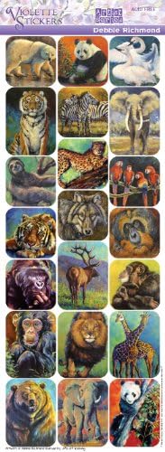 Violette Stickers Debbie Richmond Safari Animals