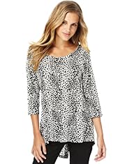 Animal Print Studded Top with Stay New™