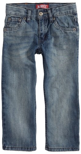 Levi's Boys 2-7 Toddler Relaxed Straight Fit Jean, Traveller, 3T