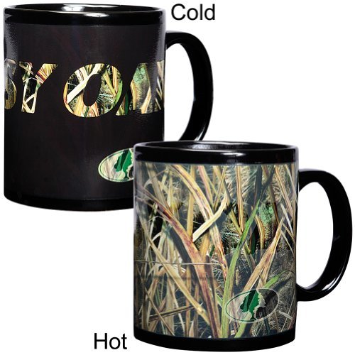1 X Havercamp Color Changing Mug by Mossy Oak Camo Camouflage Duck Blades Pattern