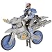 Power Rangers Operation Overdrive Trans-Cycle with Power Ranger - ZordTek with Mercury Ranger