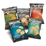 Popchips Single Serve Variety Pack Potato Chips, Five Flavors, 1.0-Ounce Bags (Pack of 36)