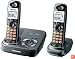 Panasonic Dect 6.0 Expandable Titanium Digital Cordless Answering System - Dual Handset System (KX-TG9332T)