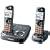Panasonic Dect 6.0 Expandable Titanium Digital Cordless Answering System - Dual Handset System (KX-TG9332T)