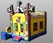 4 in 1 Pirate Combo Inflatable House - Great for Rental business, Church, School, Institution.