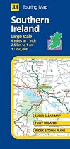 Touring Map Southern Ireland (AA Atlases and Maps)
