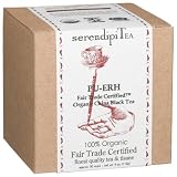 SerendipiTea Pu-Erh, Organic Black Tea, 4-Ounce Boxes (Pack of 2)