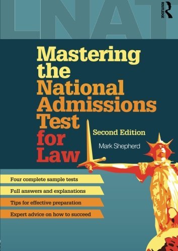 Mastering the National Admissions Test for Law by Shepherd Mark (2013-06-21) Paperback
