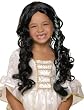 Black Long Wig with One Braid - Child Std.