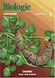Produkt-Bild: Biologie - Ausgabe Volk und Wissen - Regelschule Th&uuml;ringen: Biologie Band 2, Ausgabe f&uuml;r die Neuen Bundesl&auml;nder, Arbeitsheft, Ausgabe Th&uuml;ringen, Klasse 8