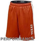 Nike Texas Longhorns Burnt Orange-White Varsity Mesh Performance Shorts (XX-Large)