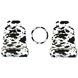 5 Piece Safari Animal Print Automotive Interior Gift Set - 2 Low Back Bucket Seat... by MB Wheels