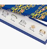 Avon Days of the Week Toe Rings in Chain Link Signature Box